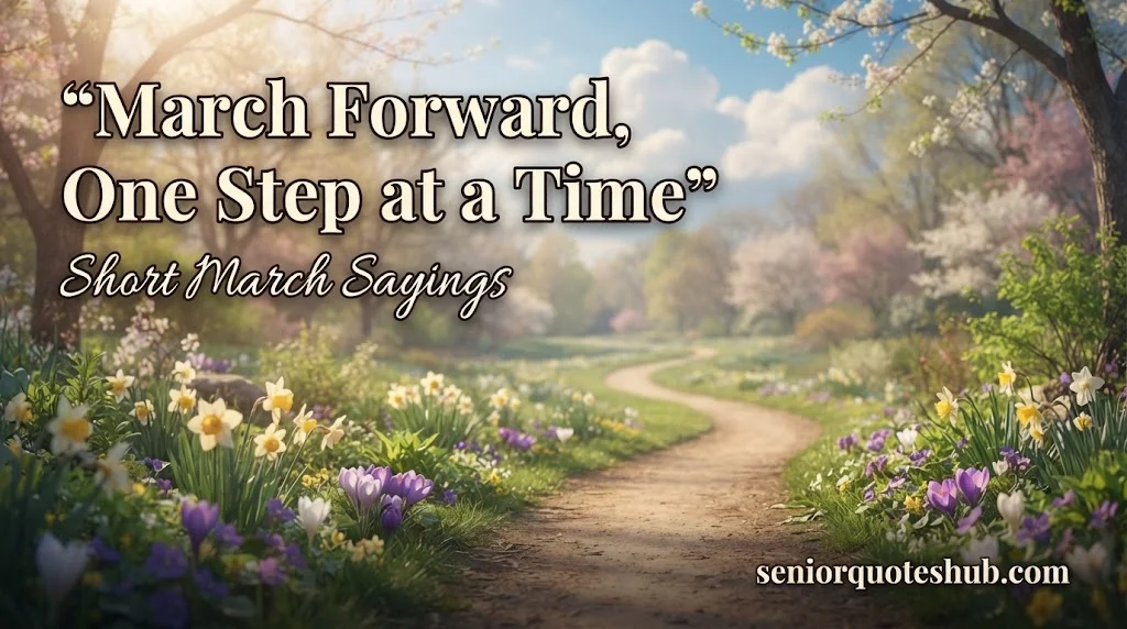 Short March Sayin Short March Sayings and Inspirational Quotes About the Month