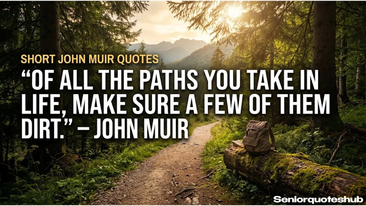 Short & Shareable John Muir Quotes