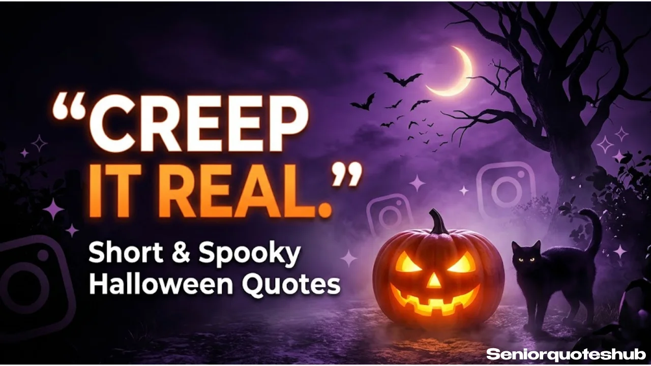 Short & Spooky Halloween Quotes for Instagram Captions