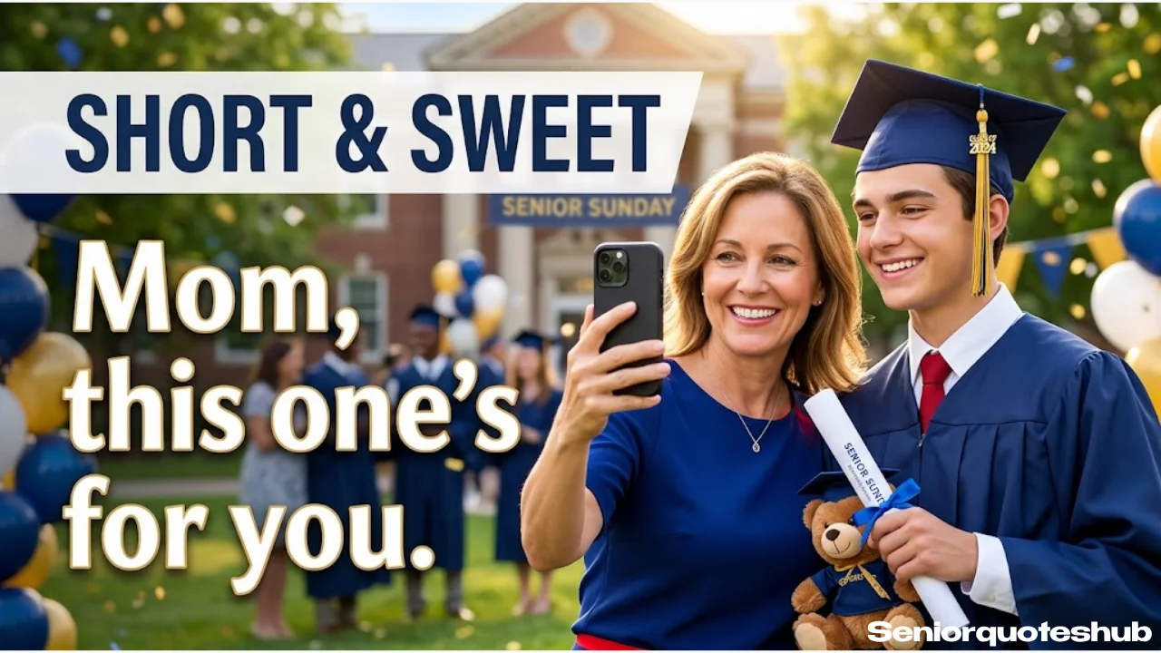 Short & Sweet Senior Sunday Short & Sweet Senior Sunday Mom Quotes