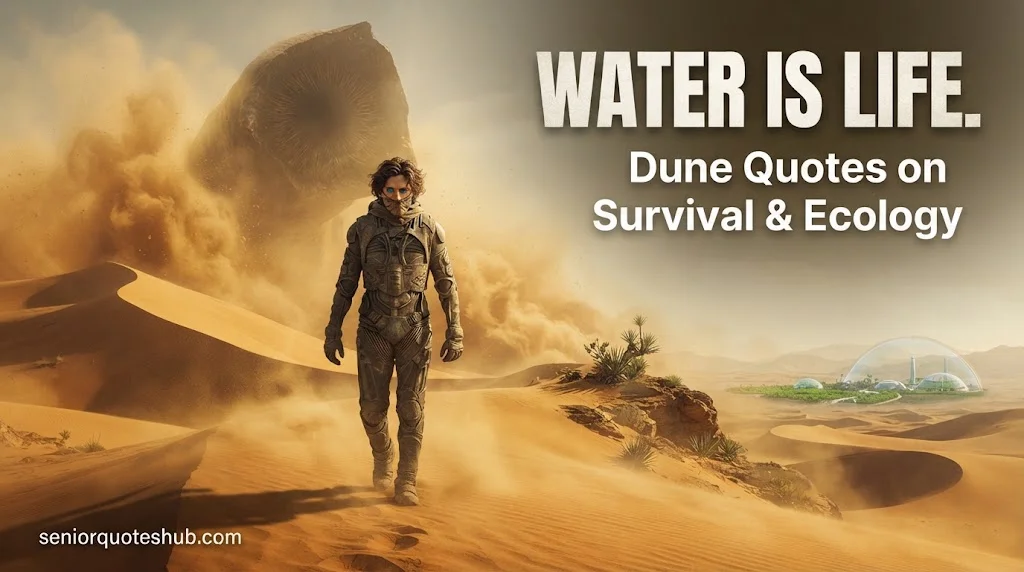 Unforgettable Dune Quotes on Ecology, the Unforgettable Dune Quotes on Ecology, the Desert and Survival