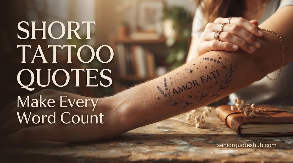 Short Tattoo Quotes That Say It All Short Tattoo Quotes That Say It All