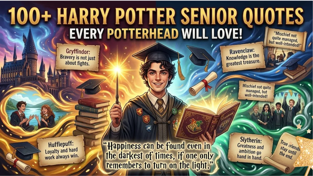 100+ Harry Potter Senior Quotes Every Potterhead Will Love