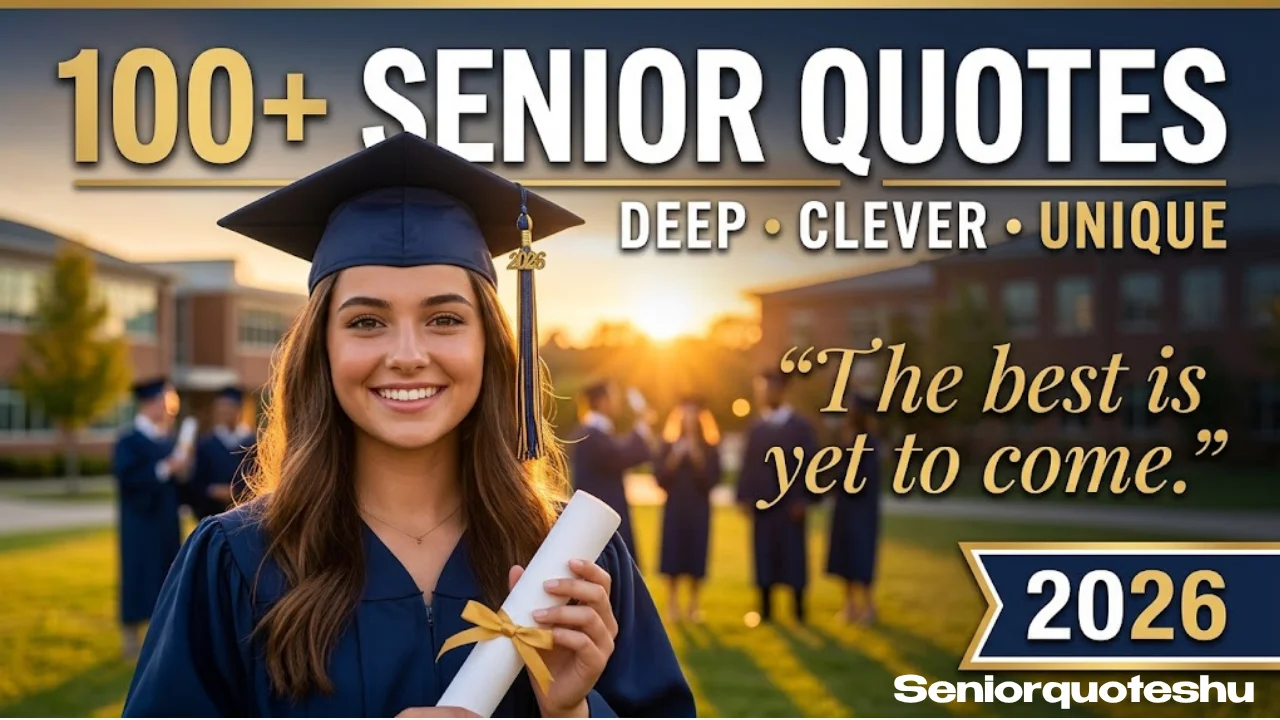 100+ Unique Senior Quotes That Are Deep, Clever & Totally Unique (2026)