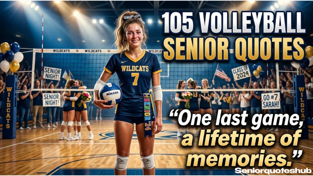 105 Volleyball Senior Quotes: Funny, Inspirational & Heartfelt Senior Night Ideas (2026)