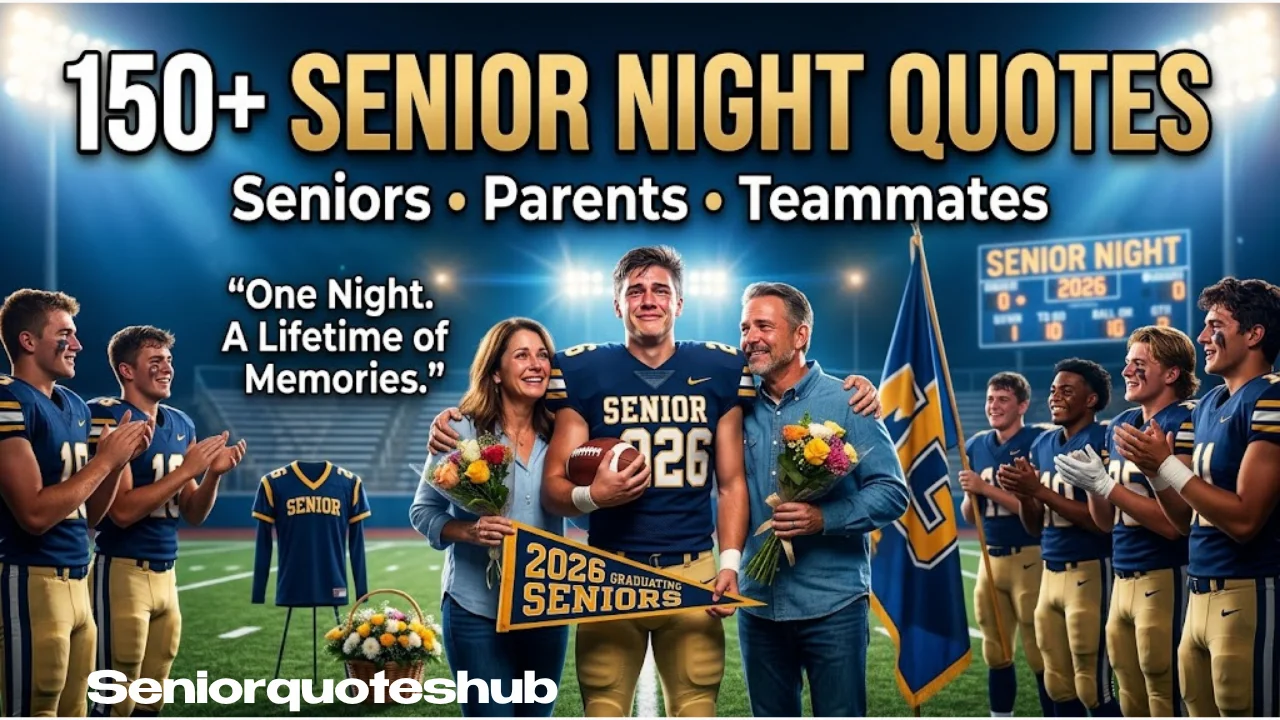 150+ Senior Night Quotes for Seniors, Parents & Teammates (2026)