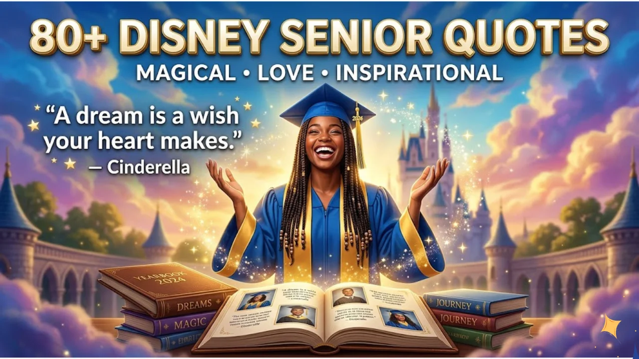 80+ Disney Senior Quotes for Your Graduation Yearbook: Magical, Love & Inspirational Ideas