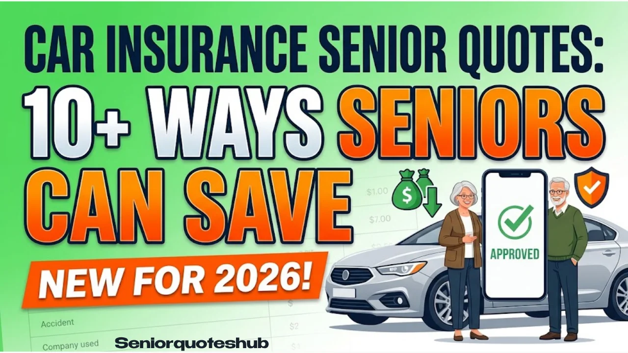 Car Insurance Senior Quotes: 10+ Ways Seniors Can Save in 2026
