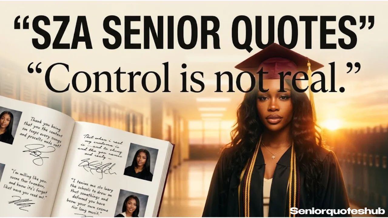 50+ SZA Senior Quotes for Your Yearbook (Deep & Inspiring) 2026