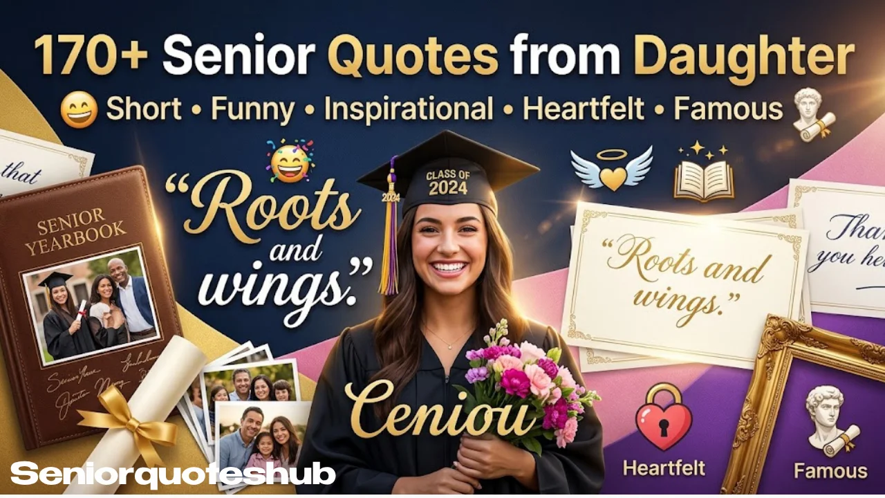 Senior Quotes from Daughter: 170+ Heartfelt, Funny & Inspirational Ideas