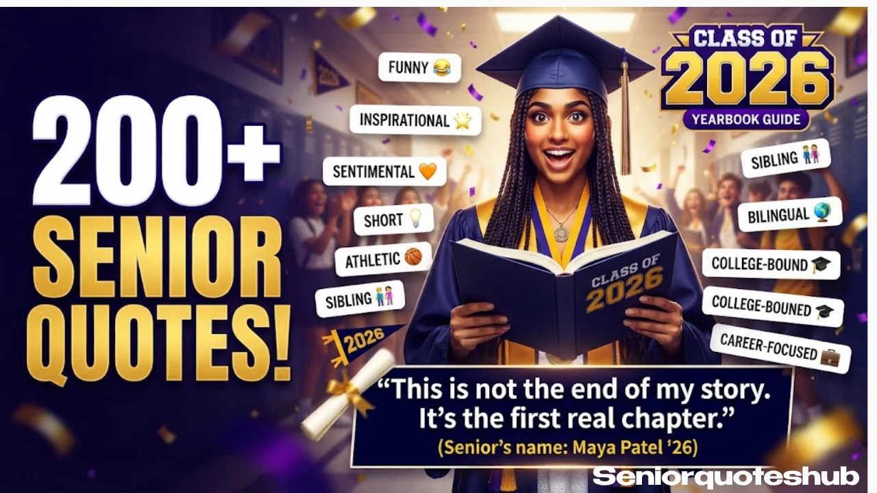 Senior Yearbook Quotes: 200+ Funny, Inspiring & Meaningful Ideas (2026)