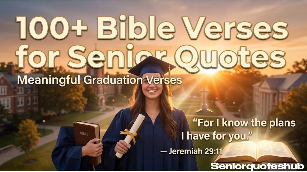 Bible Verses for Senior Quotes: 100+ Meaningful Graduation Verses for Your Yearbook