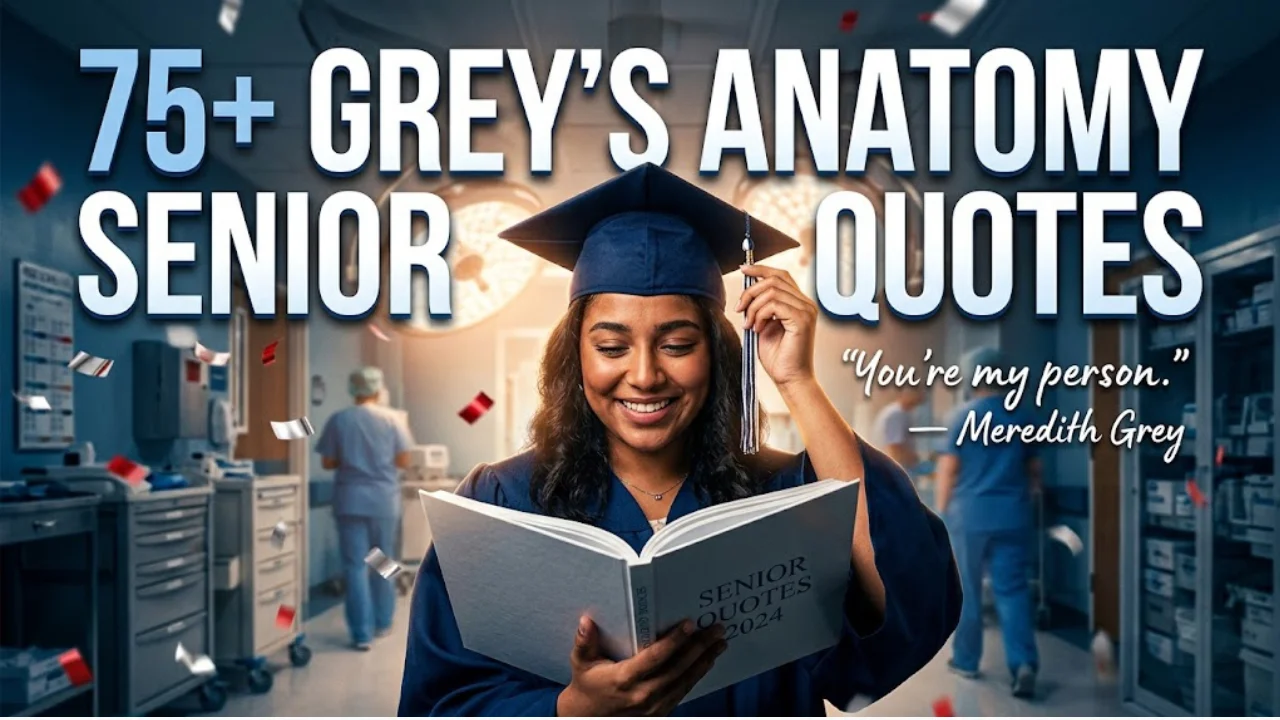 Grey's Anatomy Senior Quotes: 75+ Love, Inspiring & Iconic Quotes for Graduation