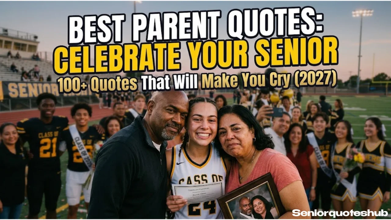 100 Best Senior Night Parent Quotes That Will Make You Cry (2027)