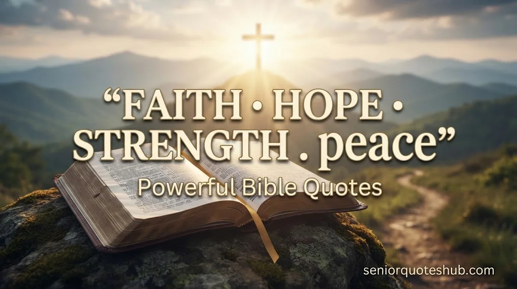 100+ Powerful Quotes from the Bible for Faith, Hope & Strength