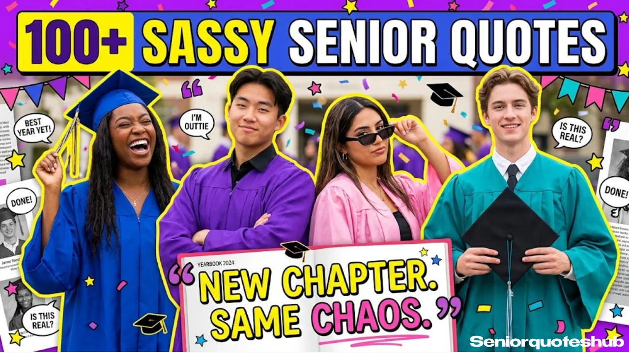 100+ Sassy Senior Quotes That Are Funny, Bold & Totally Unforgettable