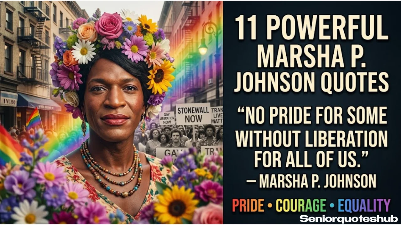 11 Powerful Marsha P. Johnson Quotes About Pride, Courage & Equality