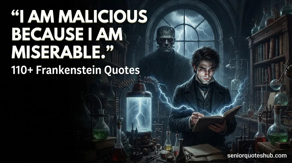 110+ Best Frankenstein Quotes: Powerful, Dark & Memorable Lines