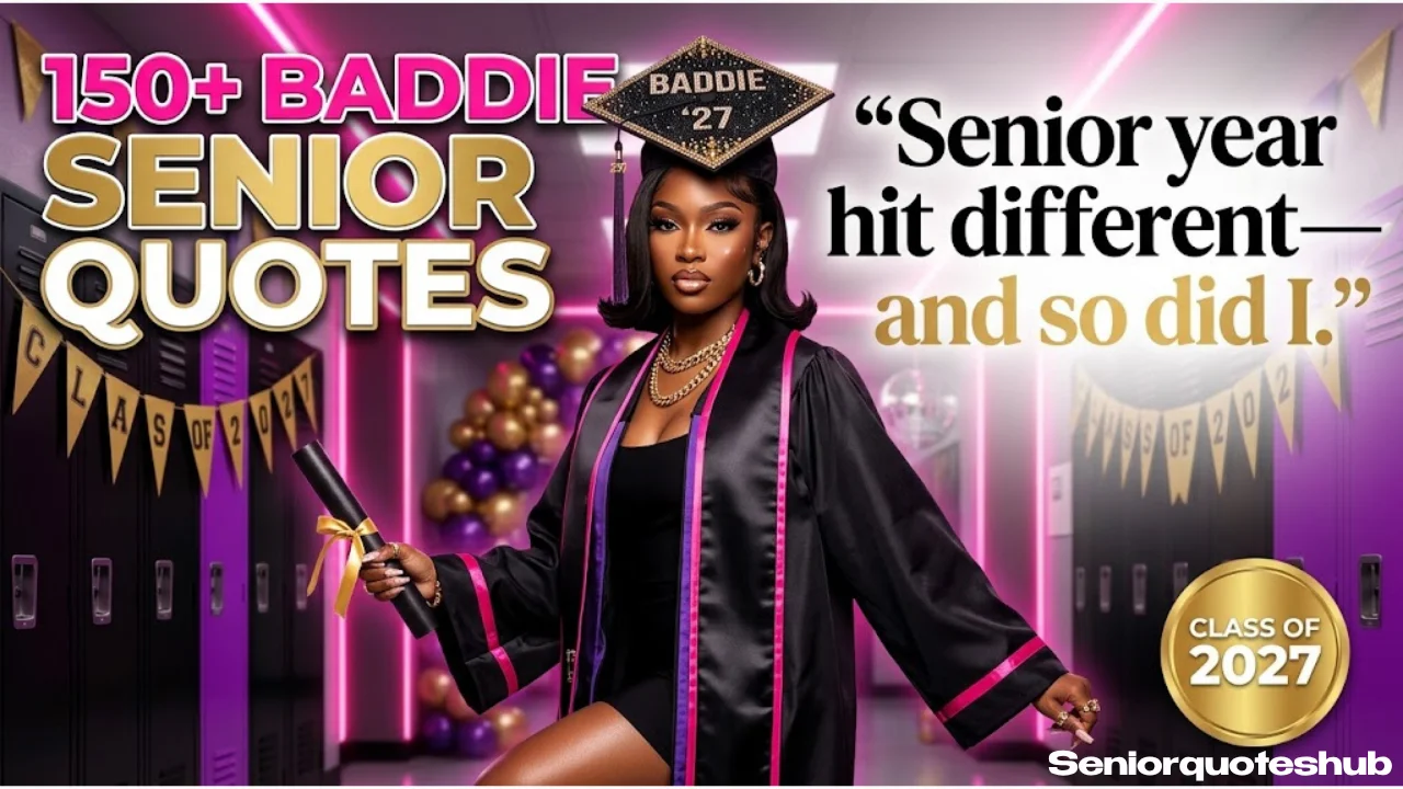 150+ Baddie Senior Quotes for the Ultimate Senior Year Vibe 2027