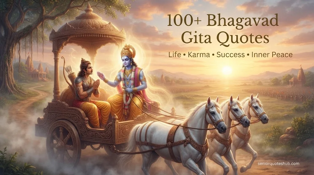 Bhagavad Gita Quotes: 100+ Powerful Quotes for Life, Success, Karma & Inner Peace