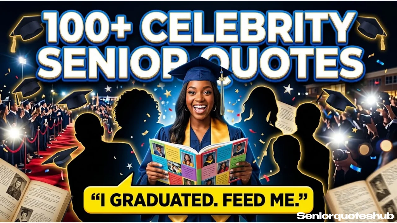 Celebrity Senior Quotes: 100+ Famous, Funny & Inspiring Yearbook Quotes